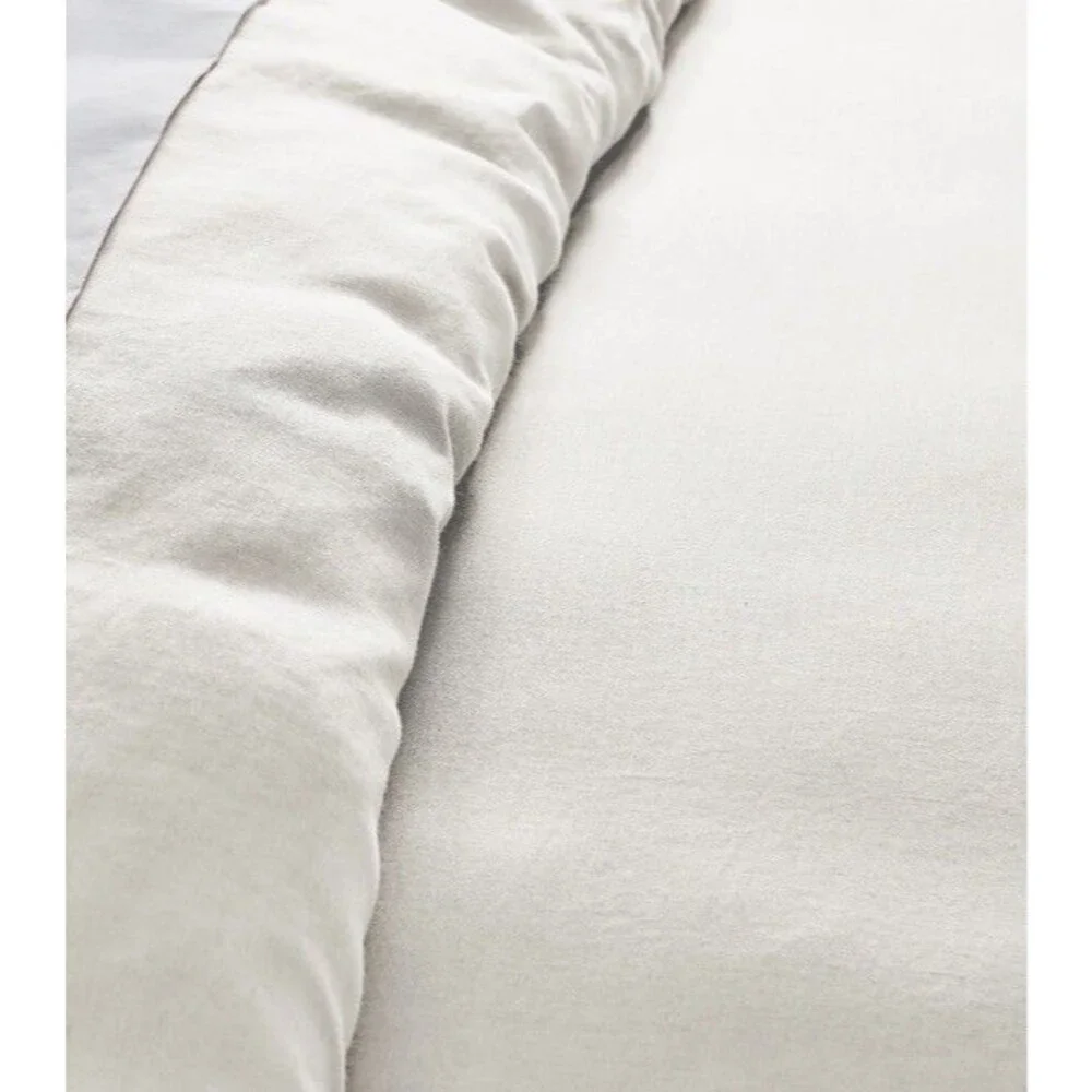 Levtex Home French Flax Washed Linen Queen Duvet Cover